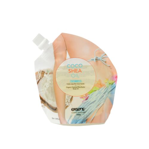 Óleo Exsens Coco Shea 250 ml para corpo e cabelo