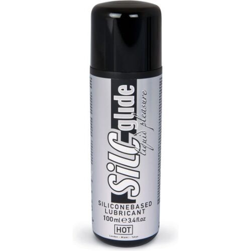 Lubrificante Silicone HOT Silc Glide 100ml com Suavidade Aveludada