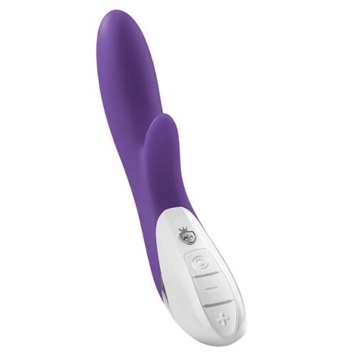 Vibrador rabbit Mystim Danny Divido com estimulador