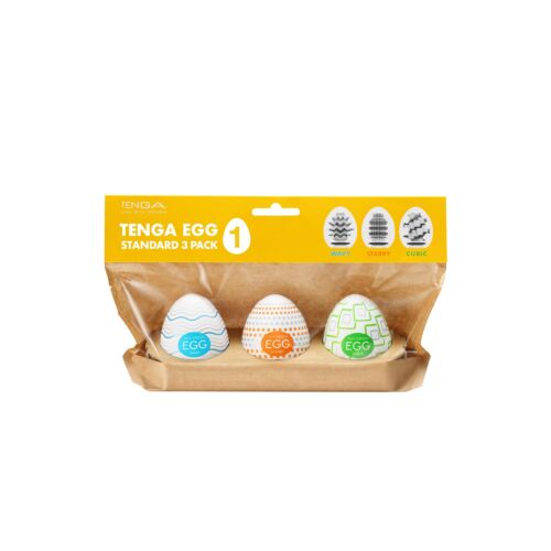 Ovo Masturbador Tenga Egg Standard 3 Pack I – Sensações Variadas