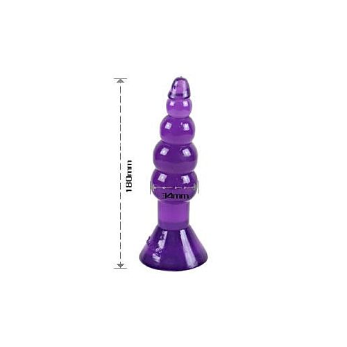 Plug Anal BAILE - CLIMAX HAPPENS 17 cm com Ventosa