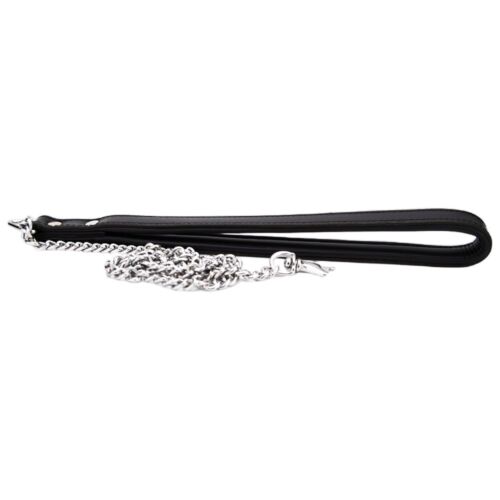 Colete Bound Leather Leash 109 cm com cabo de couro