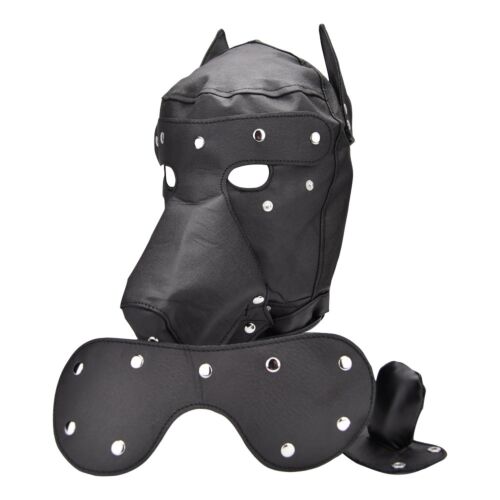 Máscara de Bondage Bound to Please Dog Mask com Características Extraíveis