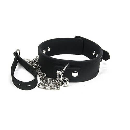 Coleira e Guia Bound to Please com O-ring
