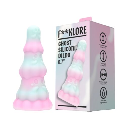 Dildo F**kLore Ghost Silicone 17 cm com ventosa