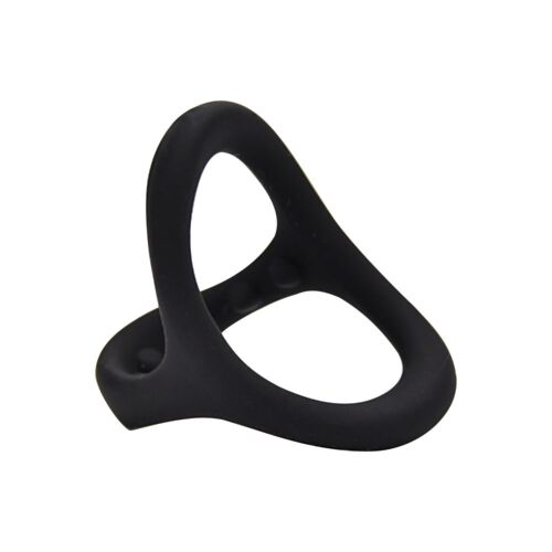 Anel triplo Loving Joy Silicone para Ereções Potentes