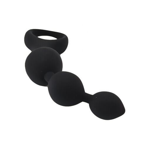 Anal Beads Loving Joy Triple Ripple Negro