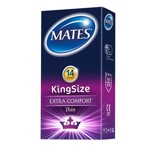 Preservativos Mates King Size 14 Unidades