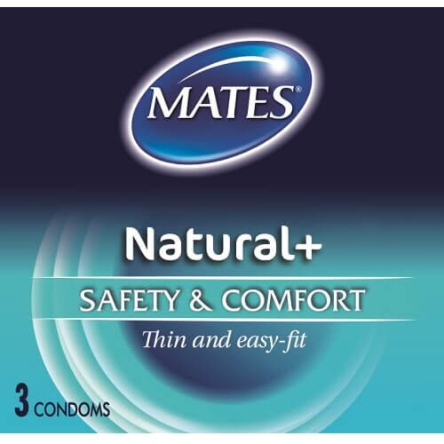 Preservativos Mates Natural 3 Pack com Textura Suave