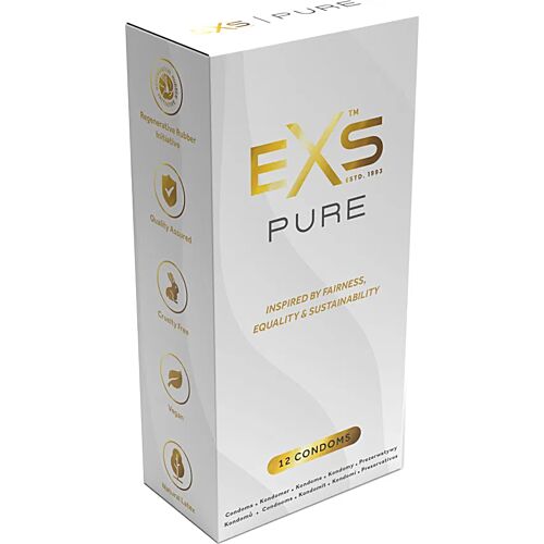 Preservativos Exs Pure 12's - Sensação ultra fina