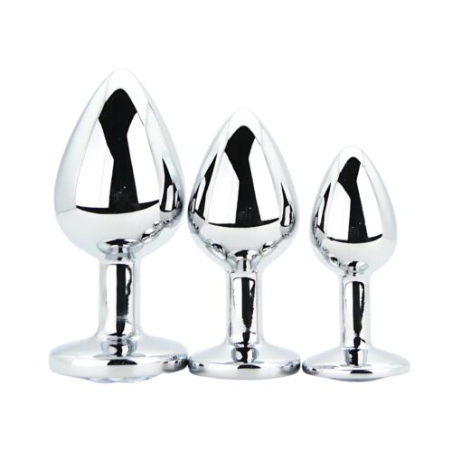 Butt Plugs Toosh Set de 3 com Pedras Transparentes