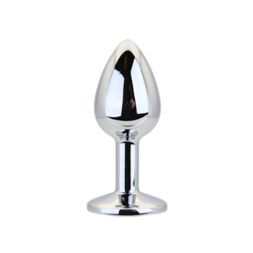 Butt Plug Toosh Small com base em cristal Plata