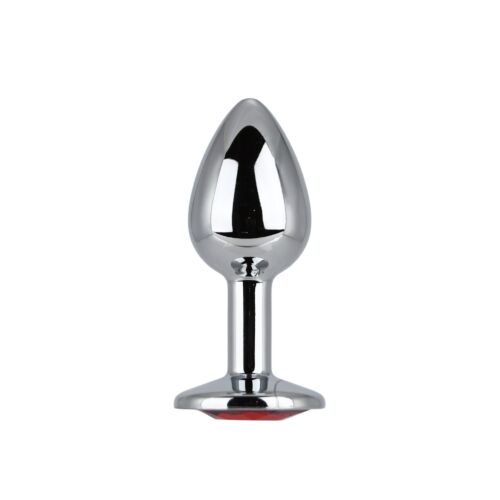 Butt Plug Toosh Small com Base de Joia Rojo
