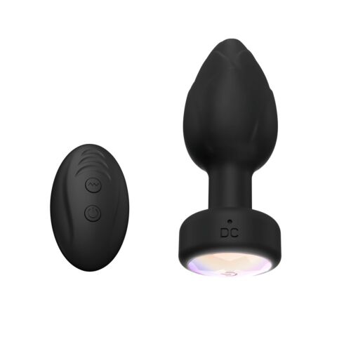 Butt Plug Toosh Controlo Remoto e Luz Colorida