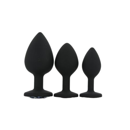 Set de Buttplugs Toosh com Base em Strass