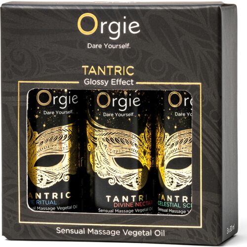 Óleos de Massagem Tantric Sensual Orgie - 3 x 30ml