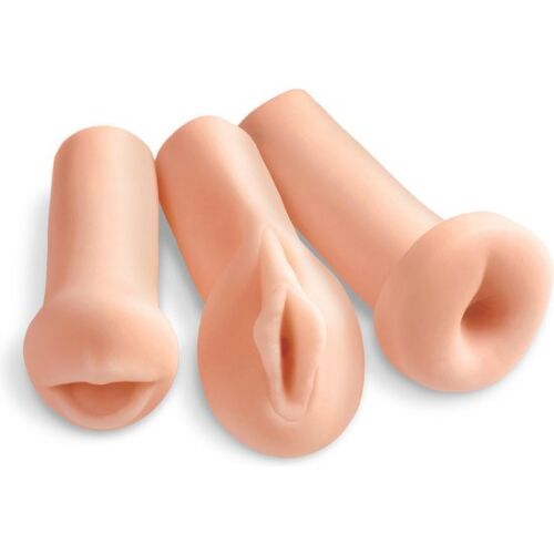 Masturbador Extreme Toyz Kit 3 Furos - Boca, Vagina, Ano