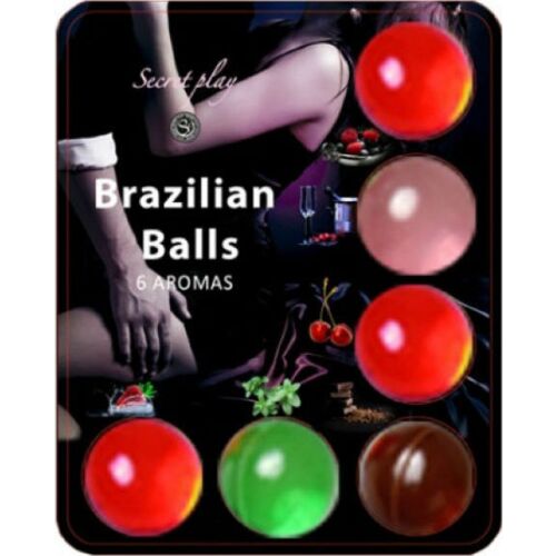Bolas Brazilian Balls SECRETPLAY com Lubrificante Aroma Frutas