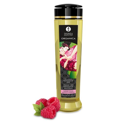 Óleo de Massagem Shunga Raspberry Feeling com Aroma a Framboesa
