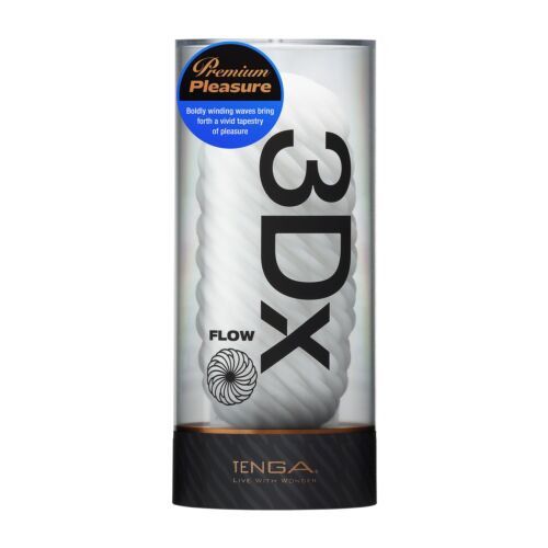 Masturbador Tenga 3DX Flow com design reversível
