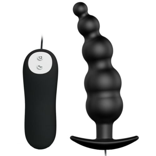 Plug Anal Pretty Love com Controle Remoto e 12 Modos de Vibração