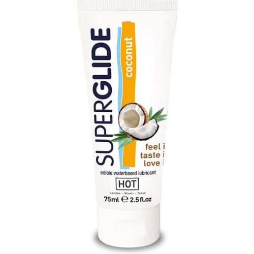 Lubrificante Comestível HOT Superglide Coco 75ml