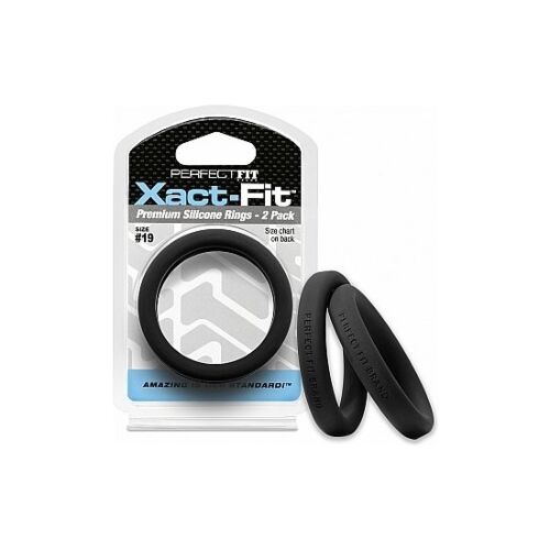 Anéis Xact-Fit - Pacote Duplo - Preto