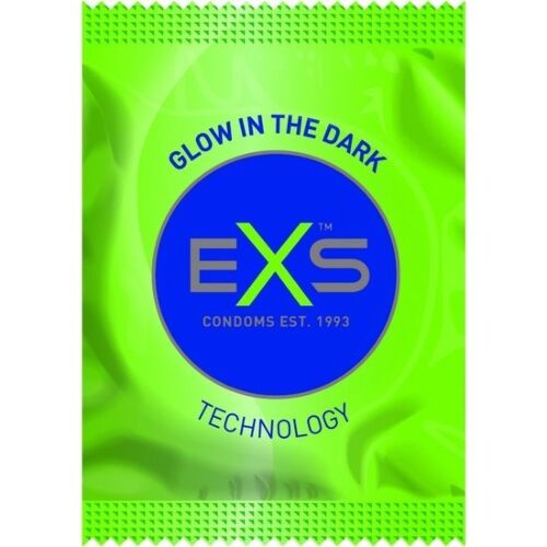 Preservativos Exs Glow 100?s com brilho na escuridão