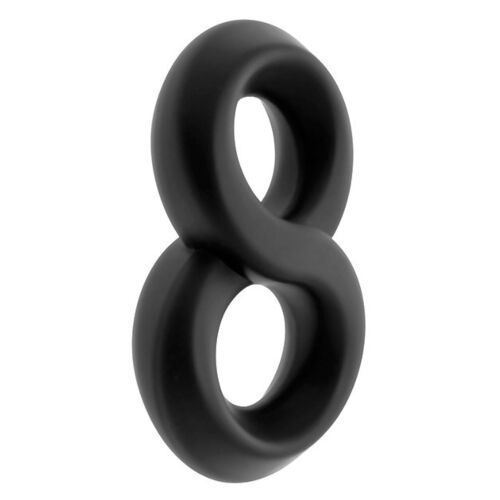 Anilha S Pleasures 8-Ring para Ereções Firmes
