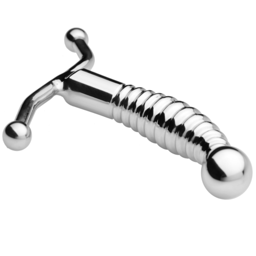 Plug Anal Metal Hard Massageador Prostático em Aço