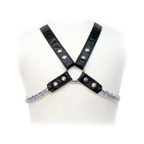 Arnes Leather Body Chain Harness II - Estilo BDSM Confortável