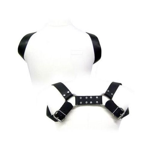 Arnes Leather Body Holster Harness Ajustável para Homens