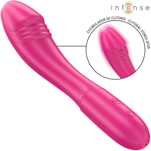 Vibrador INTENSE Belinda 19 cm flexível com 10 vibrações