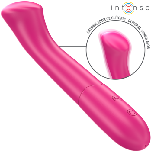 Vibrador INTENSE PATY 19 cm com 10 modos de vibração