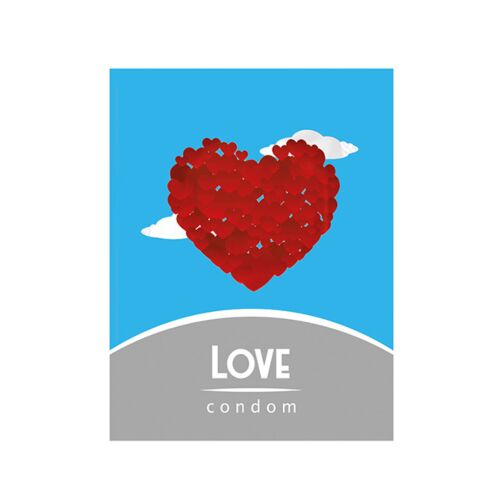 Preservativo unitário Dildos Assorted LOVE