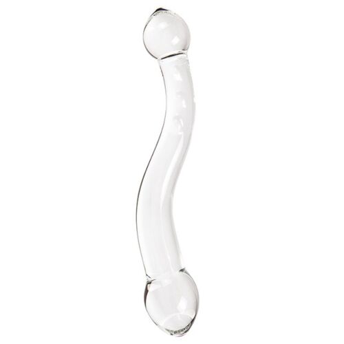 Dildo S Pleasures Crystal POLARIS com design em 'S'