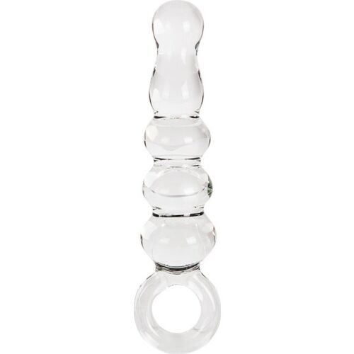 Dildo S Pleasures Crystal SOLARIS com design a modo de contas
