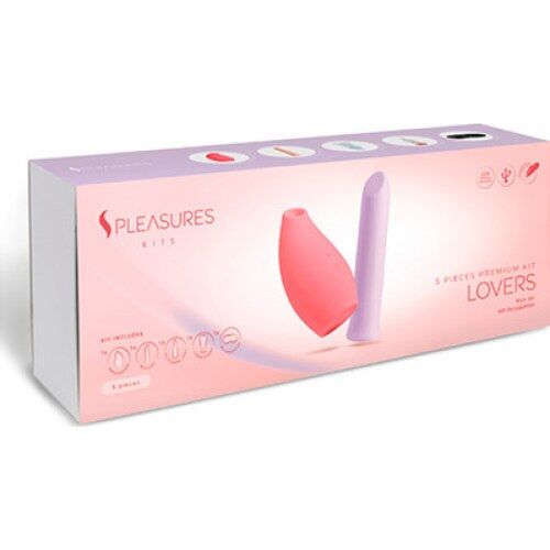 Kit Lovers S Pleasures com Sugador e Bala Vibradora