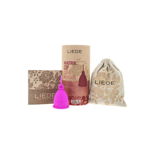Copo menstrual Liebe Pink Small — tamanho pequeno