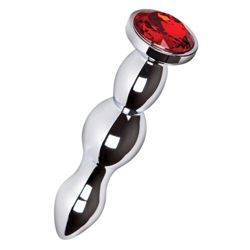 Plug Anal Metal BOA S Pleasures com Detalhe Glamoroso