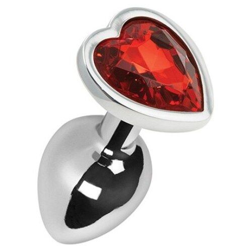 Plug Anal S Pleasures Metal ELLA com base em coração