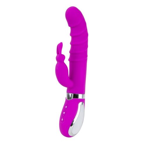 Vibrador S Pleasures Realistic Lilás Duplicado