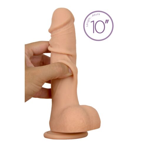 Dildo S Pleasures Realistic Ricardo 10" com ventosa