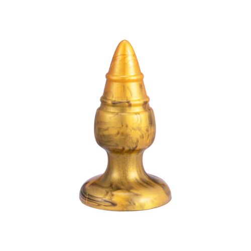 Butt Plug Silexd Goldy Médio com Suporte Forte