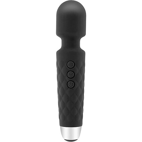 Massajador S Pleasures The Wand Black com Cabeçal Flexível