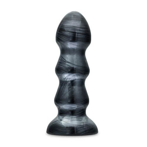 Butt Plug Blush Novelties Jet Black Jack 18 cm com textura