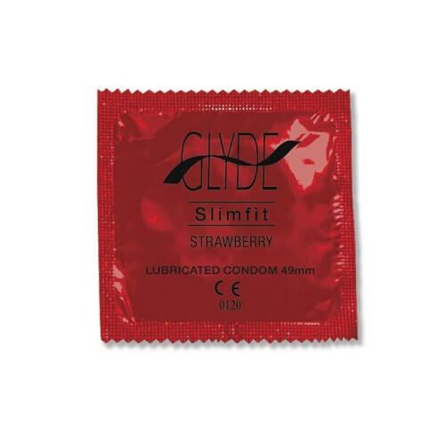 Preservativos Glyde Vegan 100 Unidades Sabor Morango