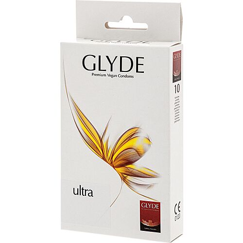 Preservativos Glyde Ultra 10 Uds - 100% veganos e lubrificados