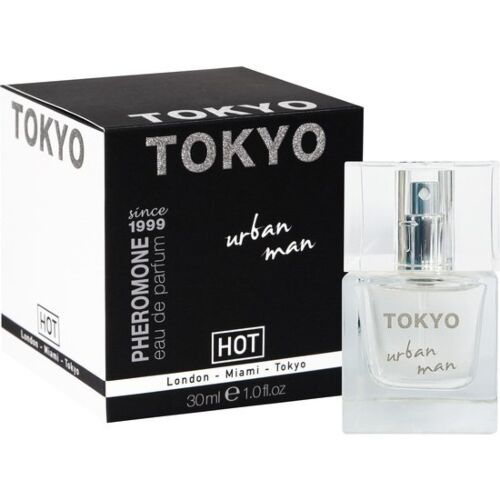 Perfume Masculino HOT Tokyo Urban com Feromonas 30ml