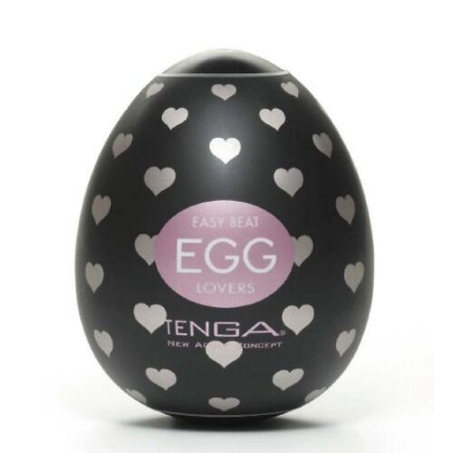 Masturbador Tenga Egg Lover com Relevo de Corações